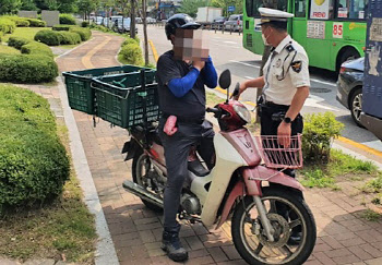 양주경찰서, 교통공단·市 합동 이륜차 불법행위 집중단속