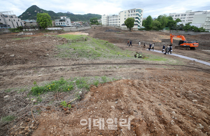 [포토] 녹지광장으로 변신할 송현동 부지