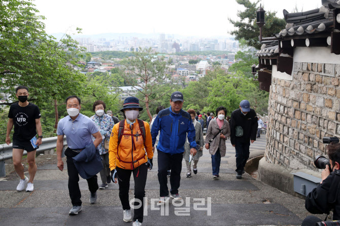 [포토] 청와대 등산로