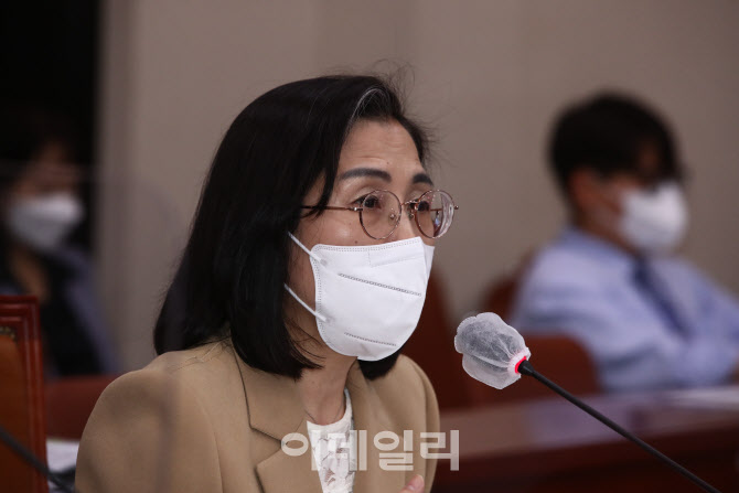 [포토]김현숙 여가부 장관 후보자, 인사청문회