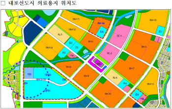 충남 내포혁신도시에 500병상 규모 종합병원 건립 초읽기