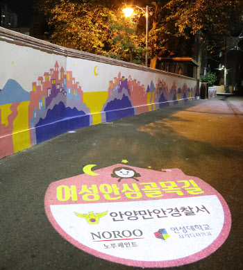 노루페인트, '여성안심골목길' 인프라 조성 사업 동참