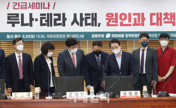[포토]'루나·테라 사태, 원인과 대책' 주제로 긴급세미나 열려