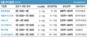 투심 얼어붙어도…6월에도 IPO는 이어진다