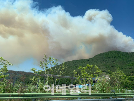 산림청, 경남 의령에 '산불2단계' 발령…인근 밀양시 주민들 대피