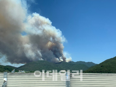 경남 밀양에 '산불 3단계'·산불국가위기경보 ‘심각’ 발령