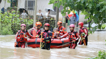 중국 후난성 폭우로 179만 이재민…13명 사망·실종