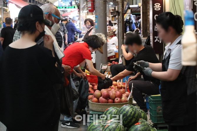 [포토]물가 상승에 소비심리 위축