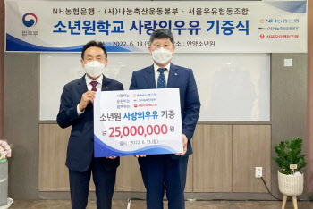 NH농협은행, 소년보호기관에 2500만원 상당 우유 지원