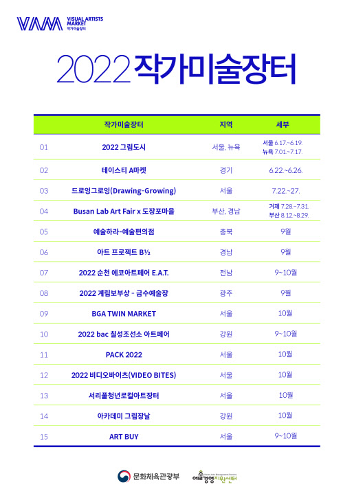 신진작가들의 미술품 만난다…'2022 작가미술장터' 열려