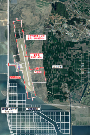 새만금국제공항 건설 가시화..30일 기본계획 고시