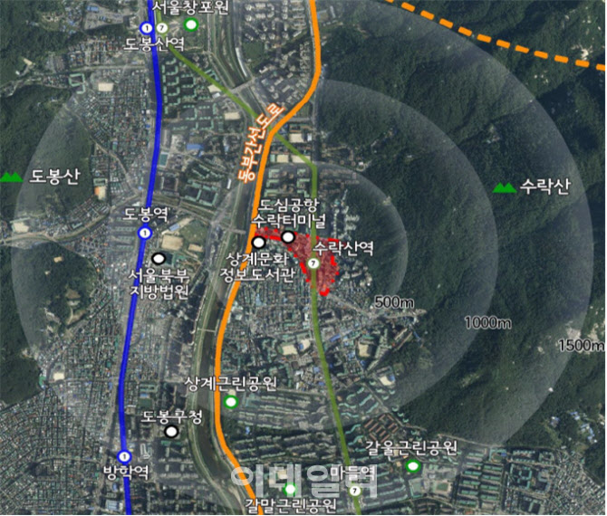 수락산역 역세권 복합개발..."자연녹지 개발"