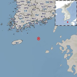 여수 거문도 동남동쪽서 규모 2.1 지진..“피해없어”