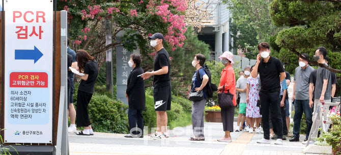 [포토]14일째 ‘더블링’ 현상, 신규확진 4만 342명… 위중증 71명·사망 14명