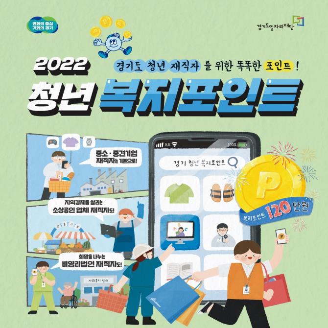 경기도, 연 120만원 ‘청년 복지포인트’ 1만명 모집