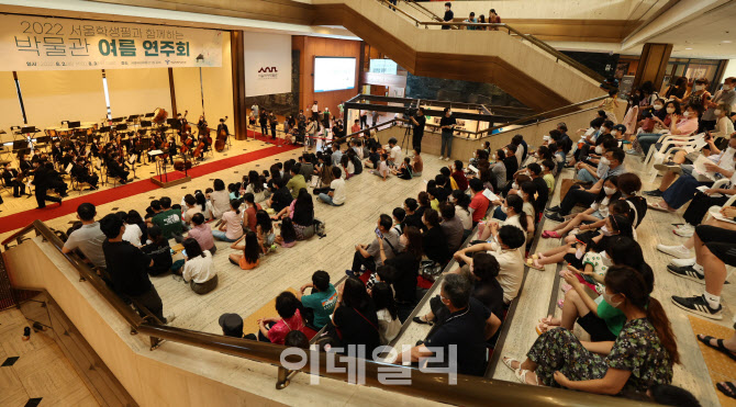 [포토]서울역사박물관에서 작은연주회 연 서울학생필하모닉 오케스트라