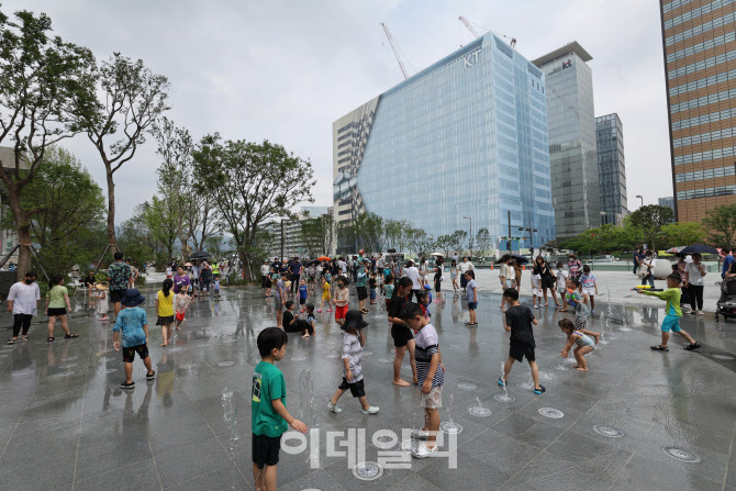 [포토]'아이들이 좋아하는 한글분수'