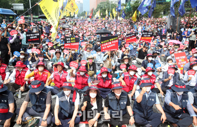 [포토] 수입 축산물 무관세 철회하라~