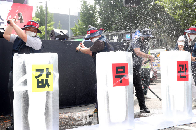 [포토] 수입 축산물 무관세 폐지 요구