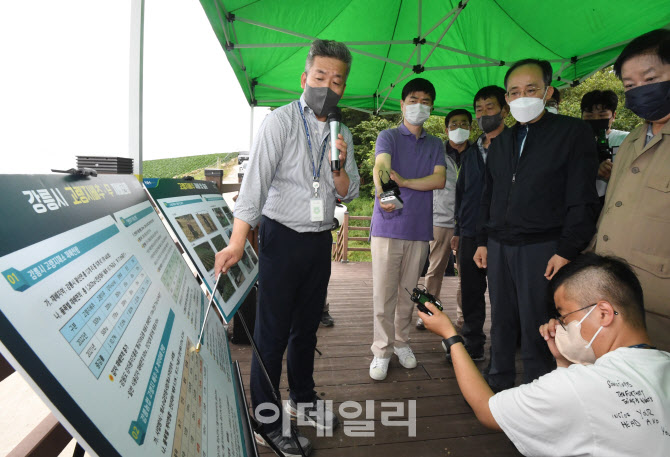 [포토]기획재정부 배추 생육상태와 출하 계획 브리핑