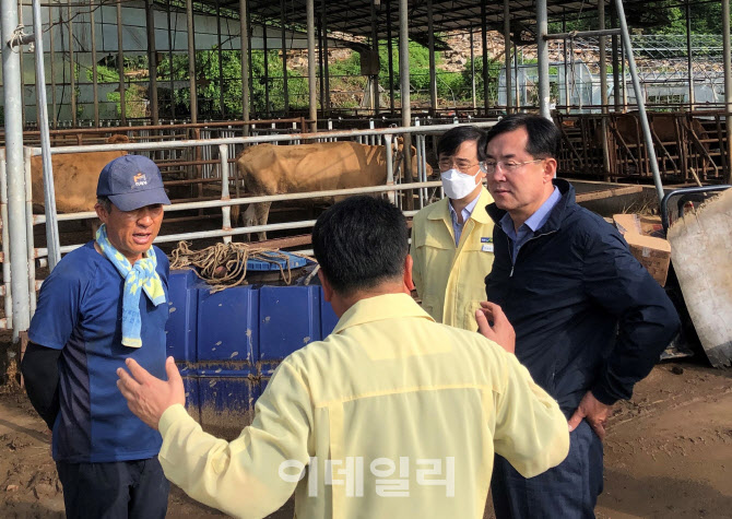 [포토] 축산 피해농가 점검하는 안병우 축산경제대표이사