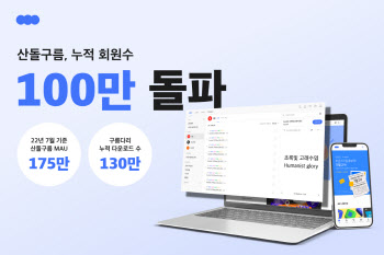 “폰트도 넷플릭스처럼”  산돌구름, 회원 수 100만 명 돌파