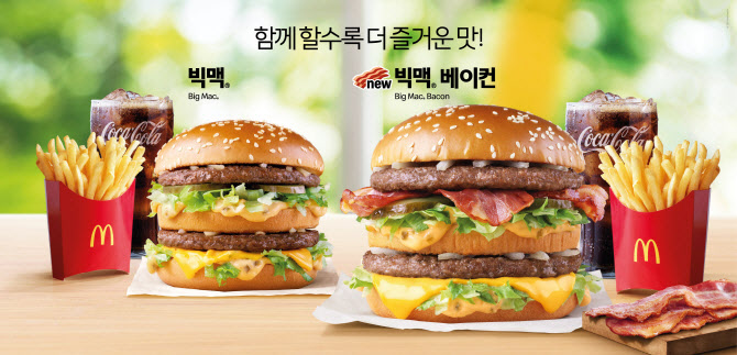 맥도날드, 25일부터 햄버거 제품 최대 400원 인상
