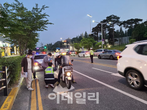 대전시 "시민 안전 위협하는 오토바이 불법운행 근절시킨다"