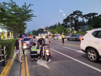 대전시 "시민 안전 위협하는 오토바이 불법운행 근절시킨다"