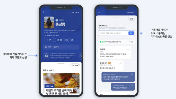 네이버, '기자홈' 개편…독자와 소통공간 '기자톡' 신설