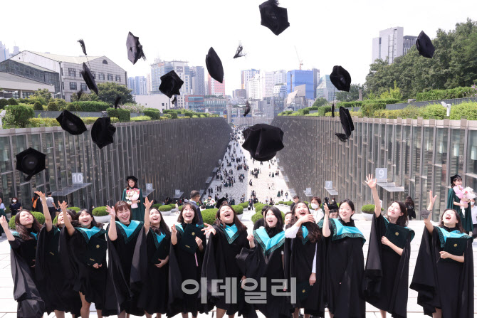 [포토]홀가분한 졸업식