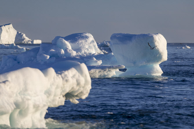 그린란드 빙하 3% 붕괴 불가피…"해수면 최대 78㎝ 상승"