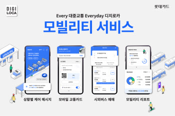 롯데카드, 모빌리티 서비스 오픈…“디지로카앱으로 시외버스 예매”