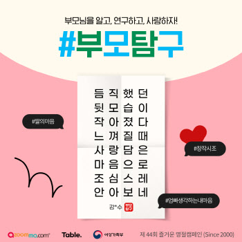 아줌마닷컴, 제44회 즐거운 명절캠페인 '부모탐구' 오픈