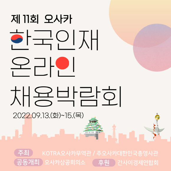 코트라, ‘2022 오사카 한국 인재 채용박람회’ 개최