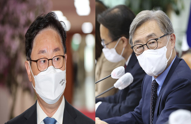 野 감사원법 개정안…박범계 “헌법 파괴? ‘최재형’ 자격 없다” 맞불