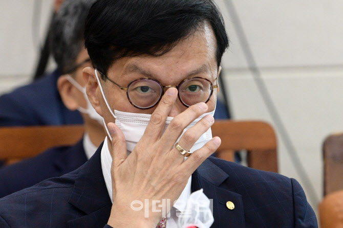 [포토]이창용, '한미 통화스와프...美 연준과 의견 교환 중'
