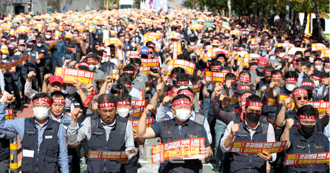 [포토]경기 버스 또 ‘올 스톱’ 위기