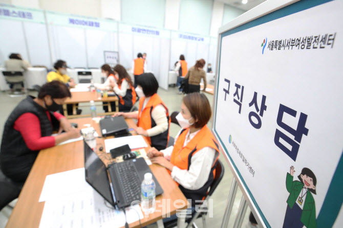 [포토]여성 일자리 매칭데이, 구직상담