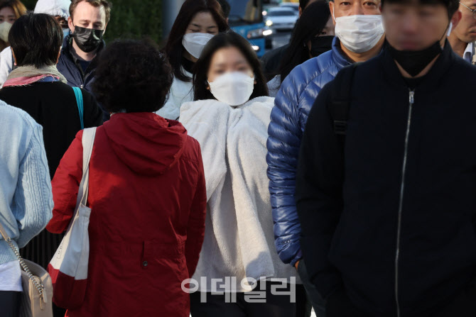 [포토]갑자기 기온 뚝 떨어진 날씨