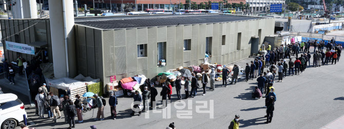 [포토]'독감 유행주의보'에…노숙인·쪽방 주민 무료 예방접종