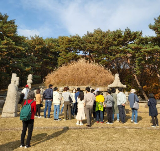 억새 아름다운 가을, 태조 이성계 무덤 관람을…'능침 특별개방'