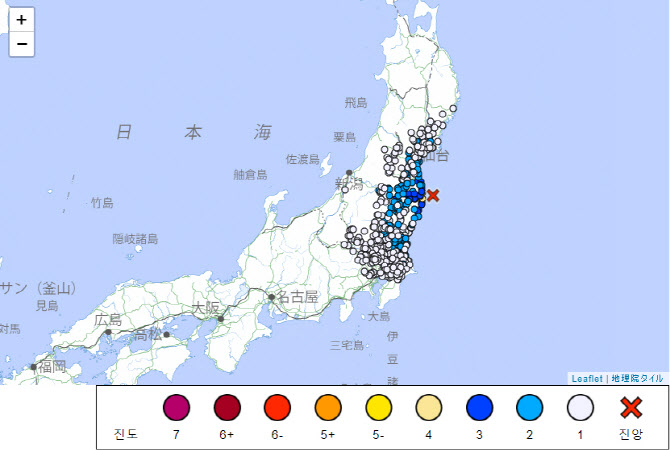 日후쿠시마 앞바다에 규모 5.1 지진…“쓰나미 우려 없어”