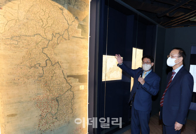 [포토]대동여지도에도 표기된 독도
