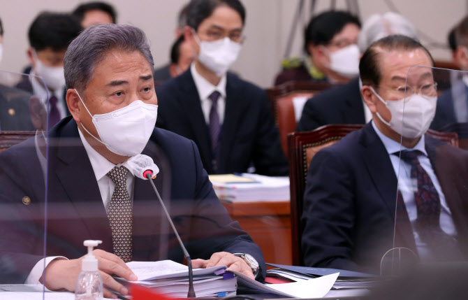 외통위 국감 재개…野 "검찰이 국회 권위 침해, 여당도 분노해야"