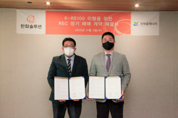 한화솔루션, 탄소중립 가속화…태양광 전력 확보