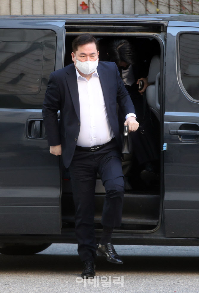 [포토] 유동규 전 본부장 공판 출석