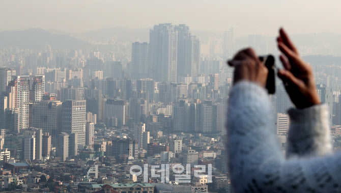 [포토]금리 공포에 서울 아파트 전셋값도 하락폭 커졌다