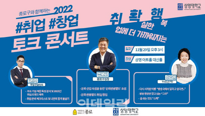 [포토] 종로구, 청년 취업·창업 멘토링 토크콘서트