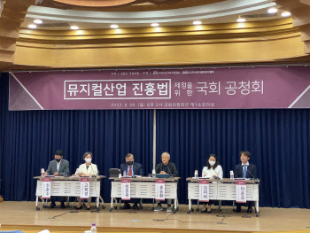 "진흥법 있는 게임·애니처럼 뮤지컬도 정책 지원 필요"
